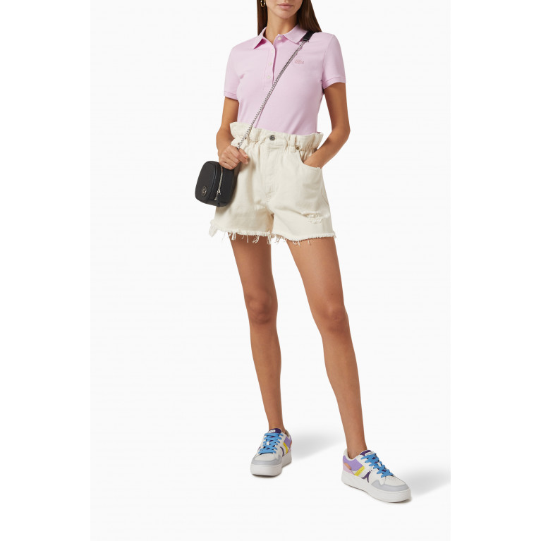 Lacoste - Slim Fit Polo Shirt in Stretch Cotton Piqué Multicolour