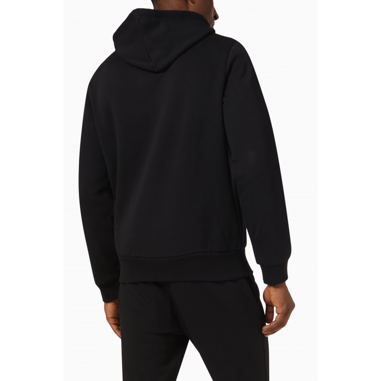 Lacoste - Colour-block Hoodie in Fleece Black
