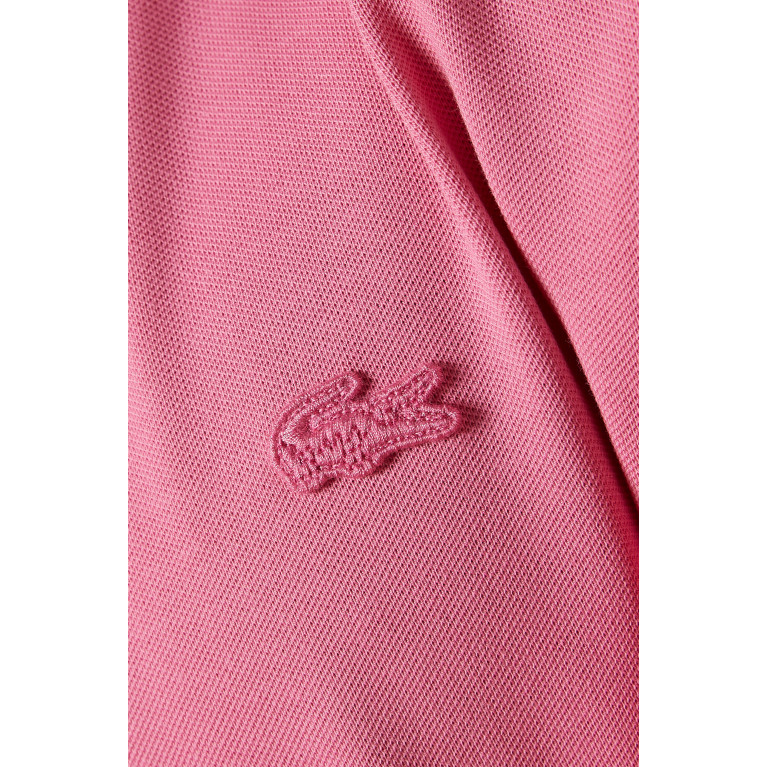 Lacoste - Paris Regular-fit Polo Shirt in Stretch-cotton Pink