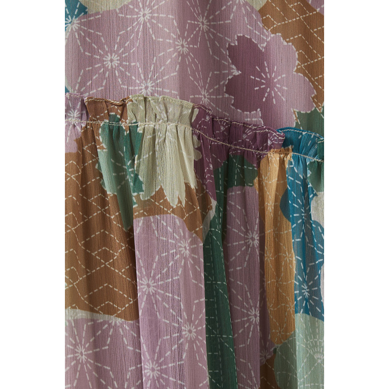 Kalico - Printed Tiered Maxi Dress