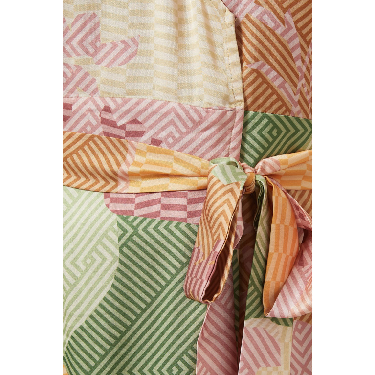 Kalico - Tassel Wrap Midi Dress