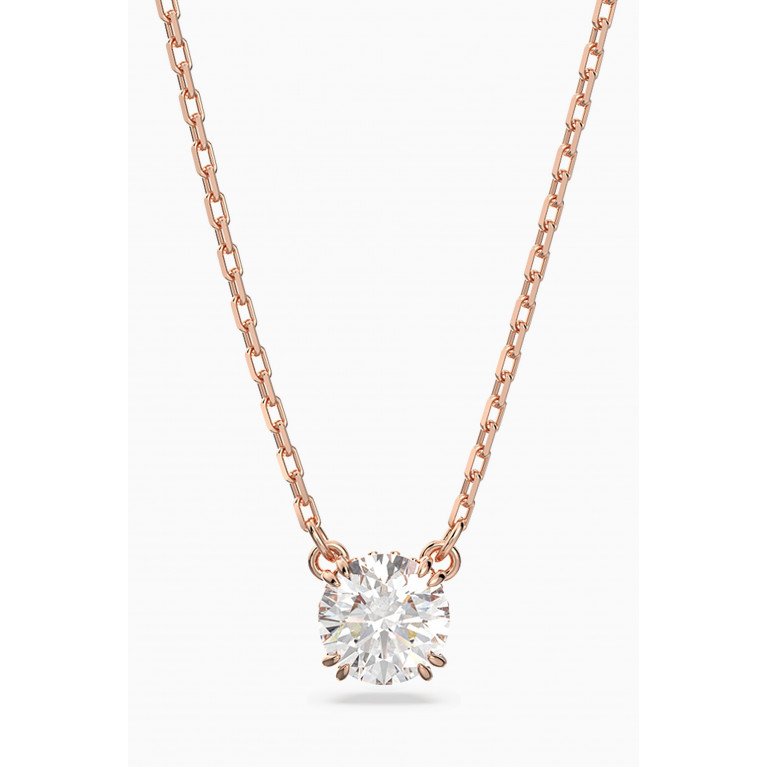 Swarovski - Constella Crystal Pendant Necklace in Rose Gold-plated Metal