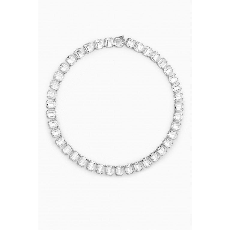 Swarovski - Millenia Crystal Necklace in Rhodium-plated Metal