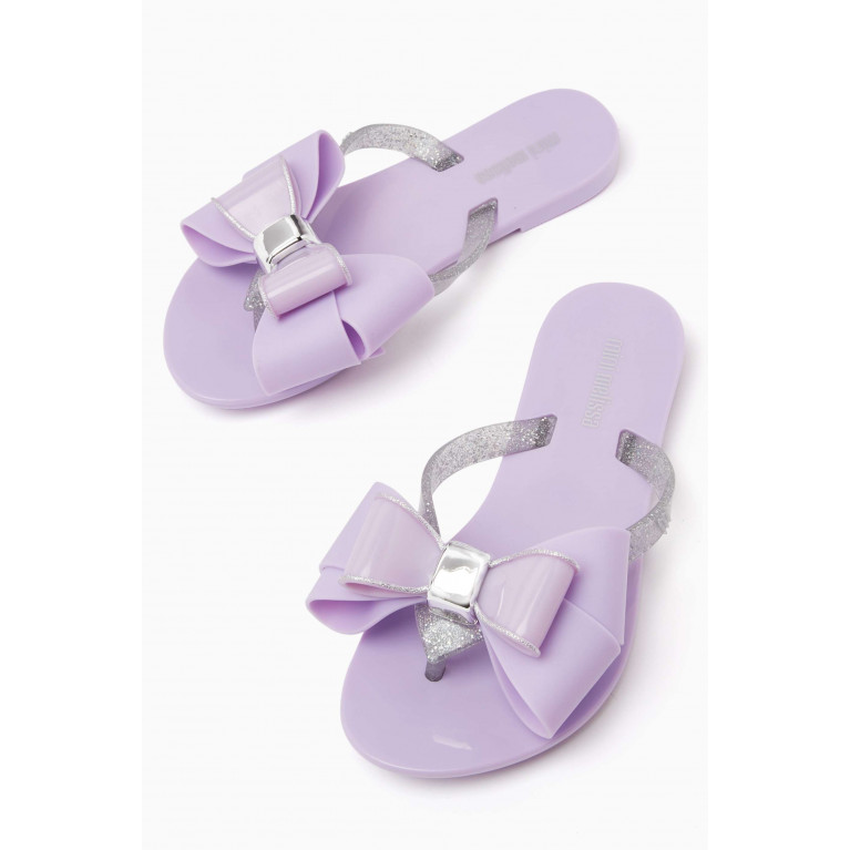 Mini Melissa - Harmonic Sweet VI Kids Flip Flops Purple