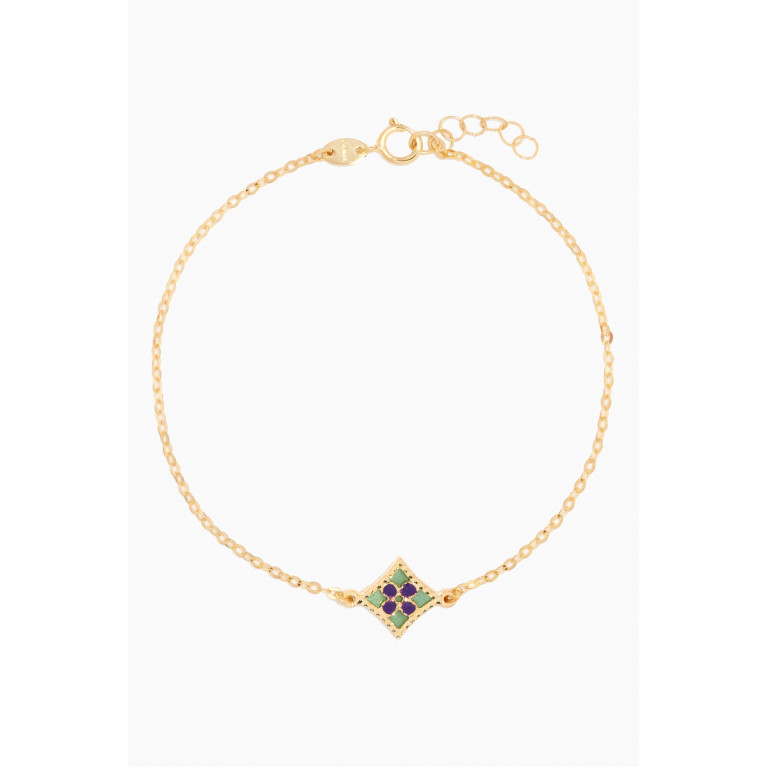 Damas - Amelia Versailles Small Garden Star Double-sided Bracelet in 18kt Gold