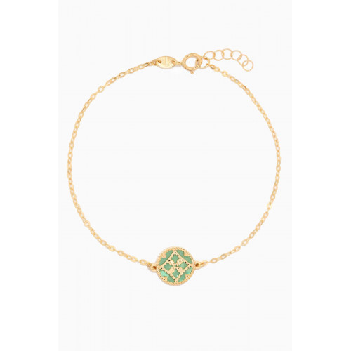 Damas - Amelia Versailles Double-sided Mother-of-pearl Bracelet in 18kt Gold