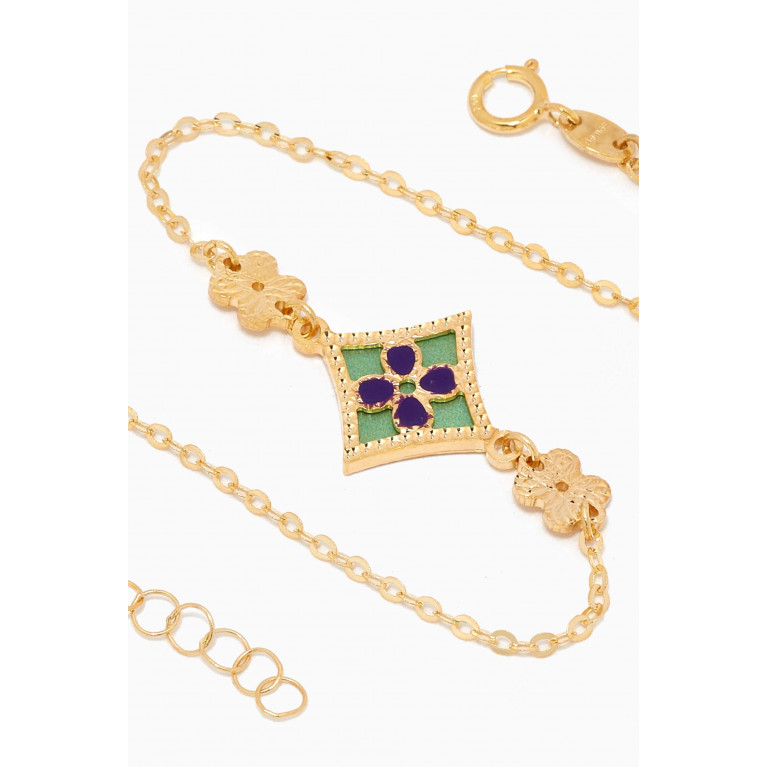 Damas - Amelia Versailles Large Garden Star Double-sided Bracelet in 18kt Gold