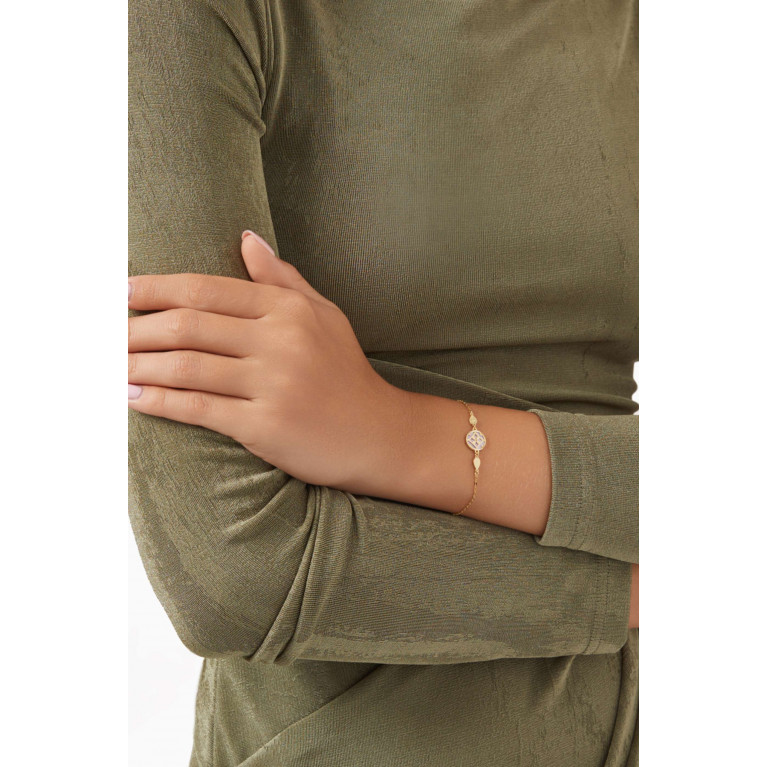 Damas - Amelia Versailles Mother-of-pearl Bracelet in 18kt Gold