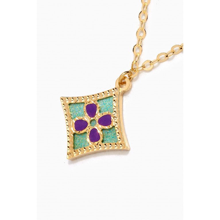 Damas - Amelia Versailles Garden Star Necklace in 18kt Gold