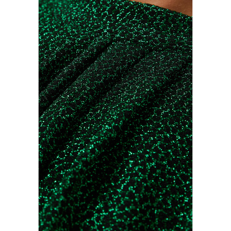 Y.A.S - Yasyen Midi Dress in Metallic-knit