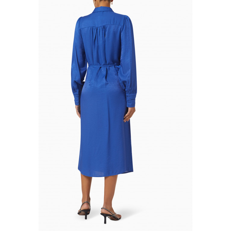 Y.A.S - Yassura Midi Shirt Dress in Textured-viscose