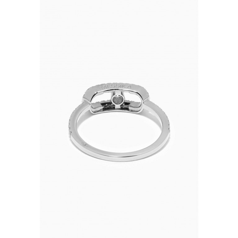 Messika - Move Uno Pavé Diamond Ring in 18kt White Gold White