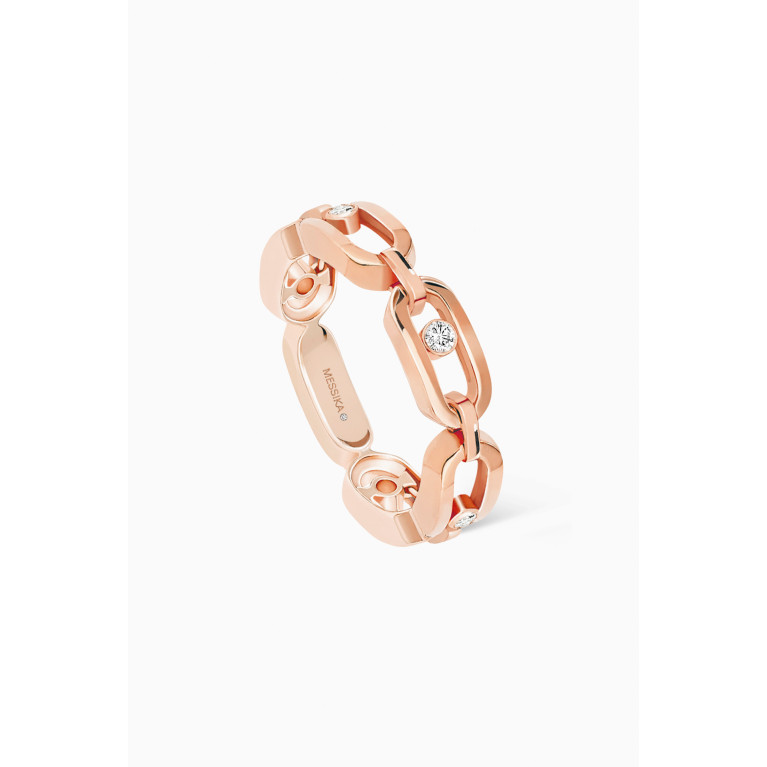 Messika - Move Uno Multi Diamond Ring in 18kt Rose Gold