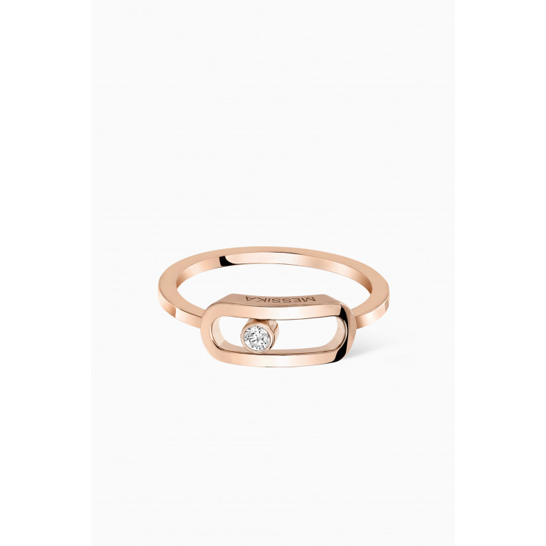 Messika - Move Uno Diamond Ring in 18kt Rose Gold