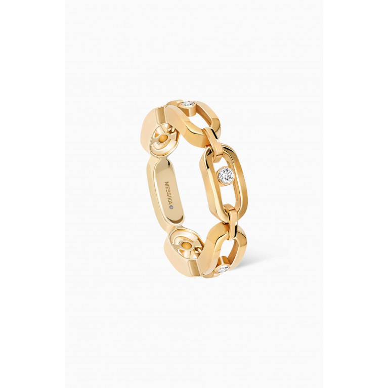 Messika - Move Uno Multi Diamond Ring in 18kt Gold Yellow