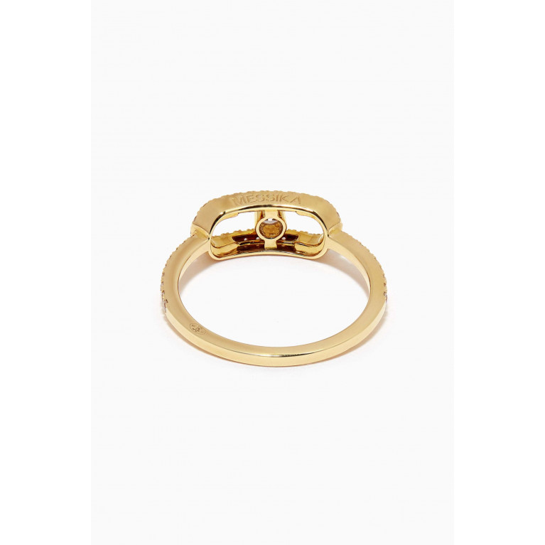 Messika - Move Uno Pavé Diamond Ring in 18kt Gold Yellow