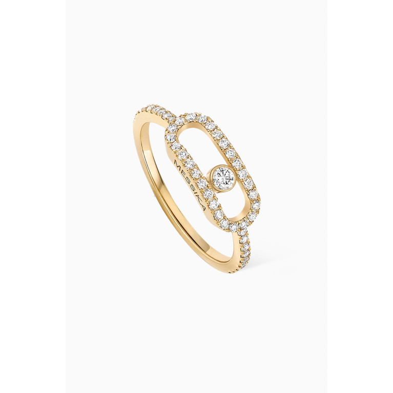 Messika - Move Uno Pavé Diamond Ring in 18kt Gold
