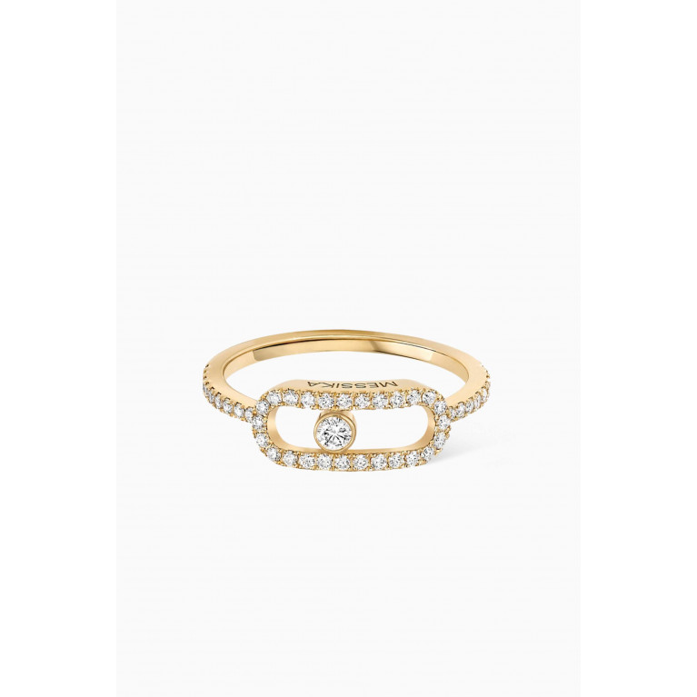 Messika - Move Uno Pavé Diamond Ring in 18kt Gold Yellow