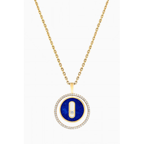 Messika - Lucky Move Diamond & Lapis Necklace in 18kt Gold