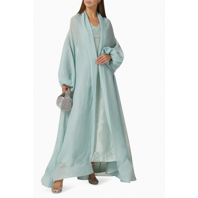 HQ by Homa Q - Three-piece Abaya Set in Linen