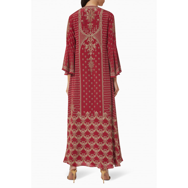 Nirraamyaa - Embellished Kaftan & Dress Set
