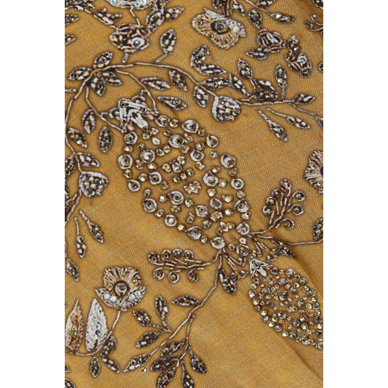 Nirraamyaa - Crystal-embellished Printed Kaftan