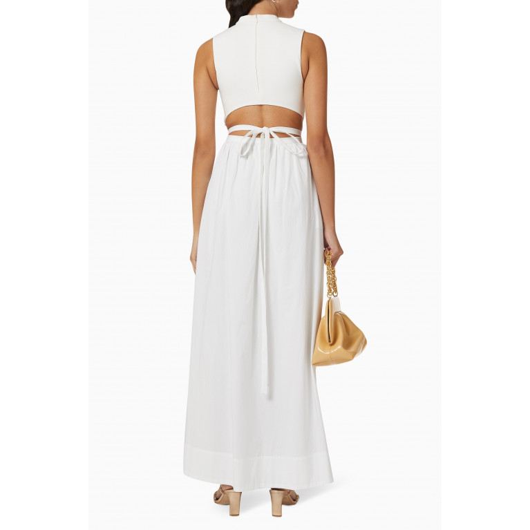 SIR The Label - Esther Deconstructed Maxi Dress in Cotton-poplin