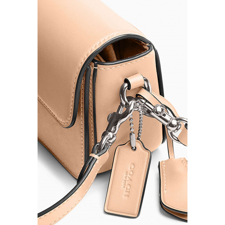 Coach - Mini Studio Baguette Bag in Leather Pink