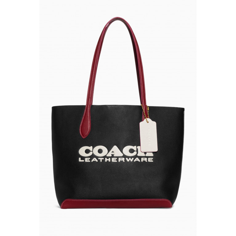 Coach - Kia Tote Bag in Pebbled Leather Black