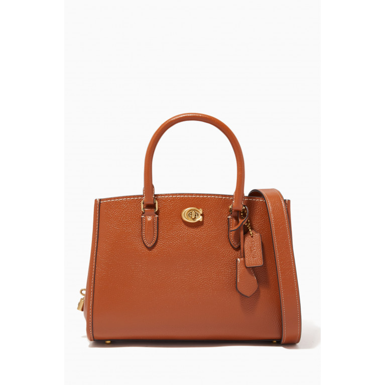 Coach - Brooke Carryall Bag in Pebbled Leather Brown