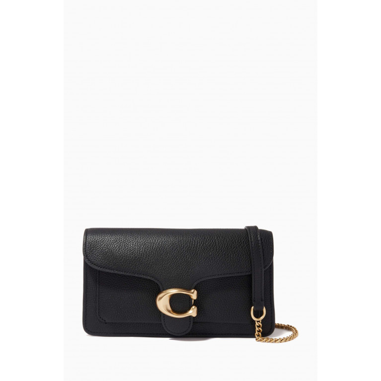 Coach - Tabby Chain Clutch in Leather Black