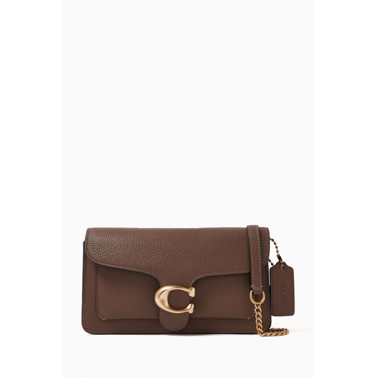 Coach - Tabby Chain Clutch in Leather Grey
