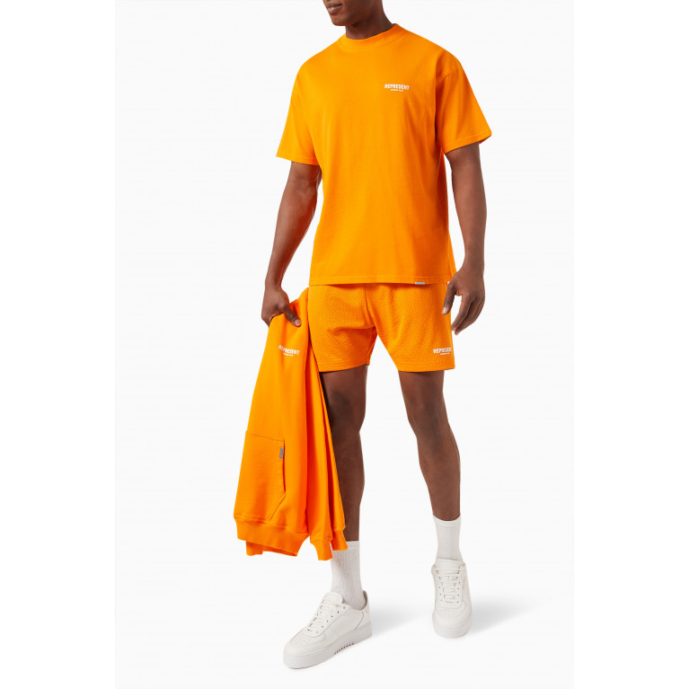 Represent - Owner's Club T-shirt in Cotton Jersey Orange