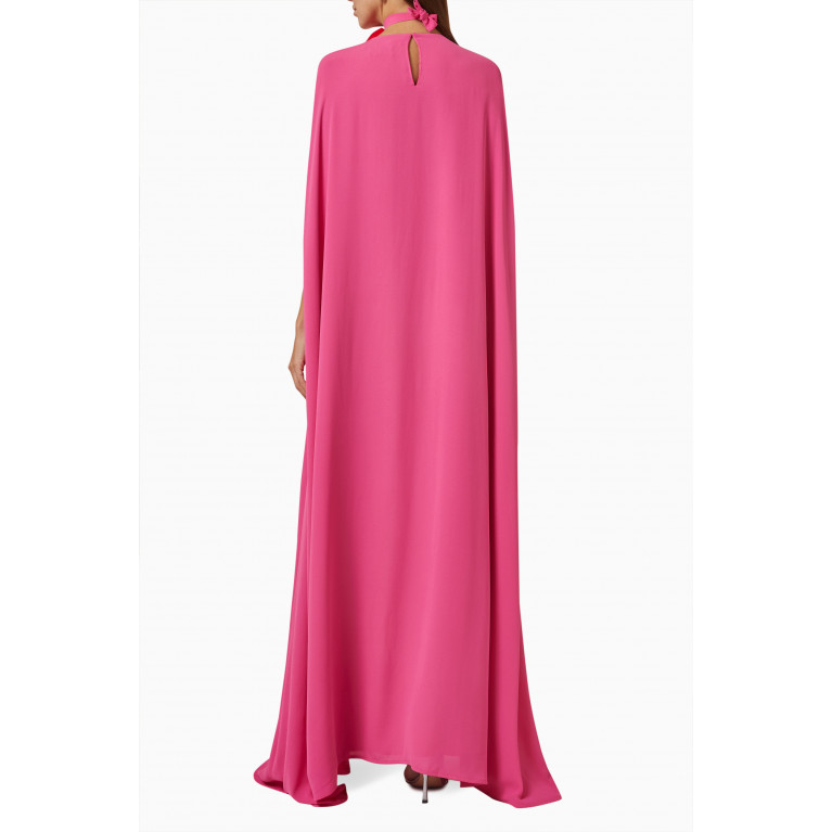 BERNADETTE - Eleonore Maxi Dress in Crepe Pink