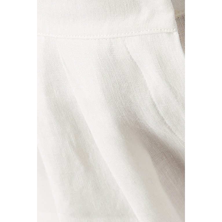 PIECE OF WHITE - Riviera Shorts in Linen White