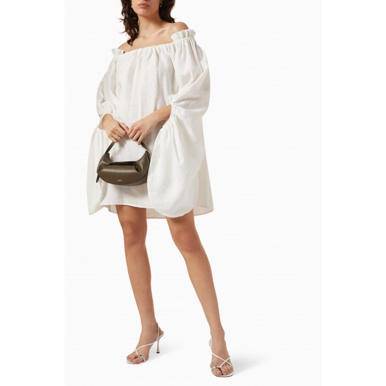 PIECE OF WHITE - Kendra Mini Dress in Linen