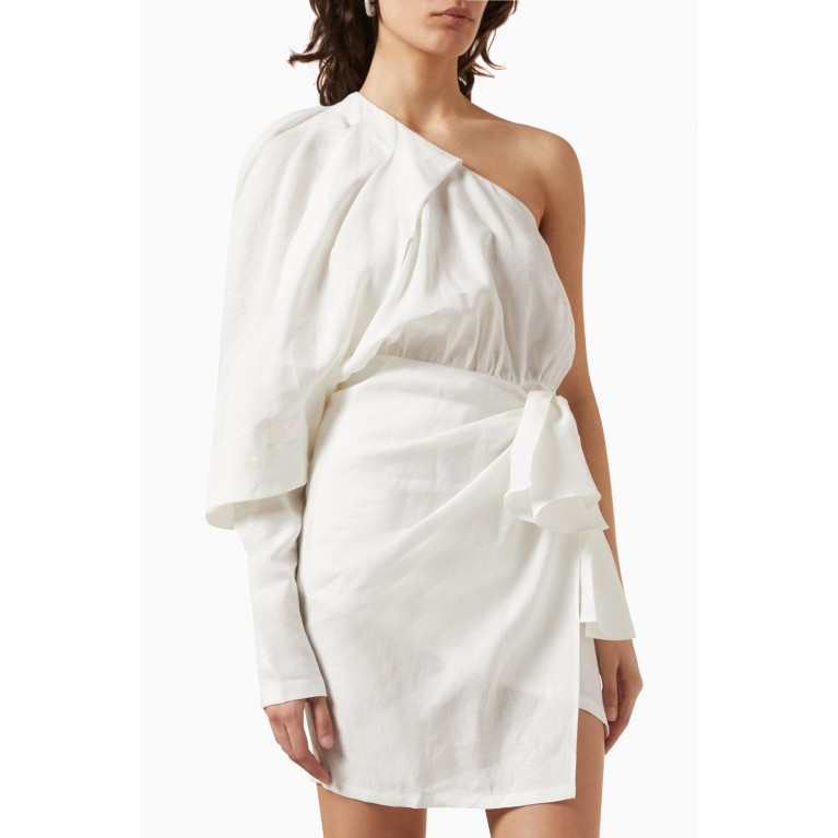 PIECE OF WHITE - Galilea Mini Dress in Linen