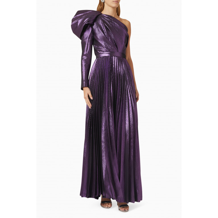 Solace London - Sawyer Maxi Dress Purple