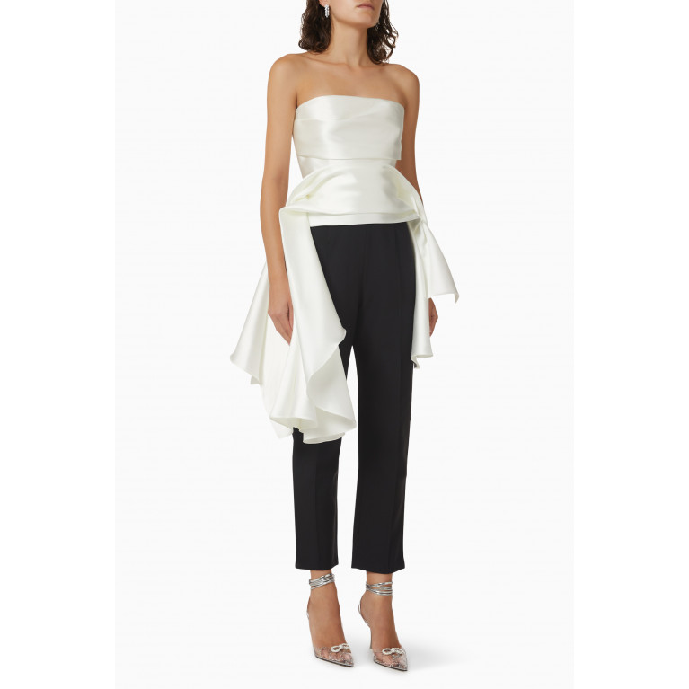 Solace London - Terrin Draped Jumpsuit in Crepe