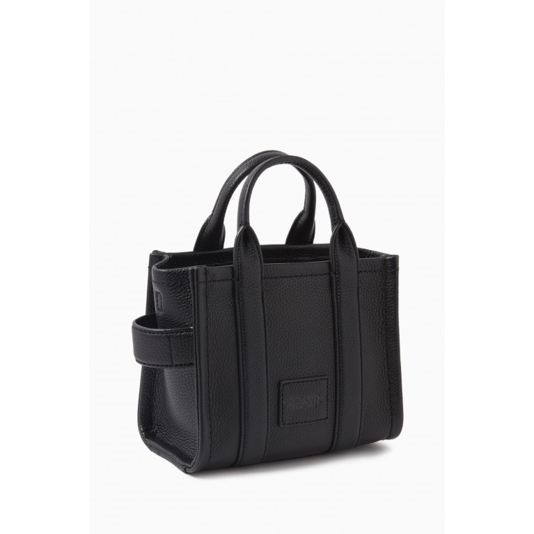Marc Jacobs - Micro Top Handle Tote Bag in Cow leather Black