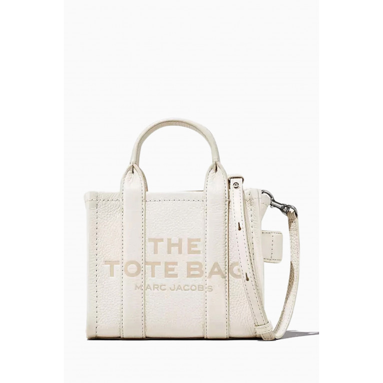 Marc Jacobs - Micro Top Handle Tote Bag in Cow leather White