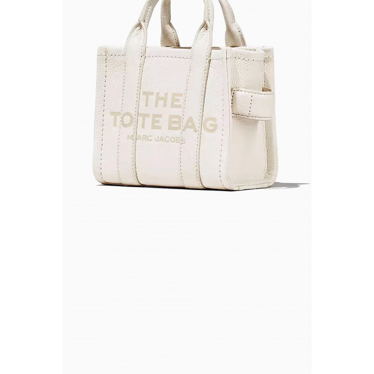 Marc Jacobs - Micro Top Handle Tote Bag in Cow leather White
