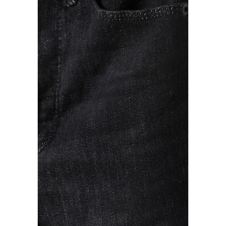 Good American - Cropped Mini Bootcut Jeans in Denim