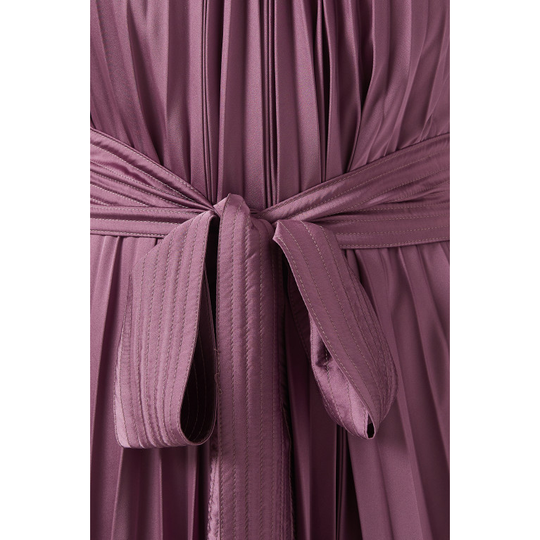 NASS - Pleated Midi Dress Purple