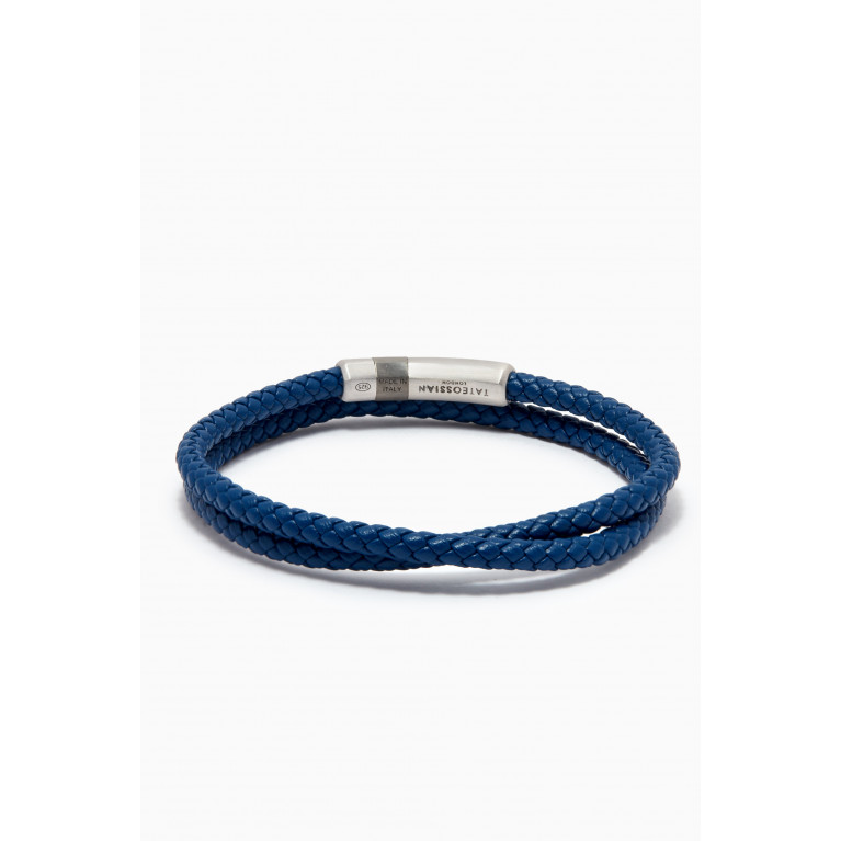 Tateossian - Octogon Click Bracelet in Leather