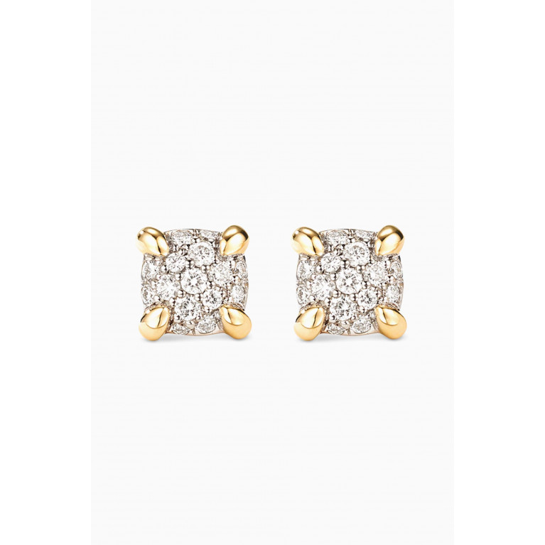 David Yurman - Petite Chatelaine® Diamond Stud Earrings in 18kt Gold