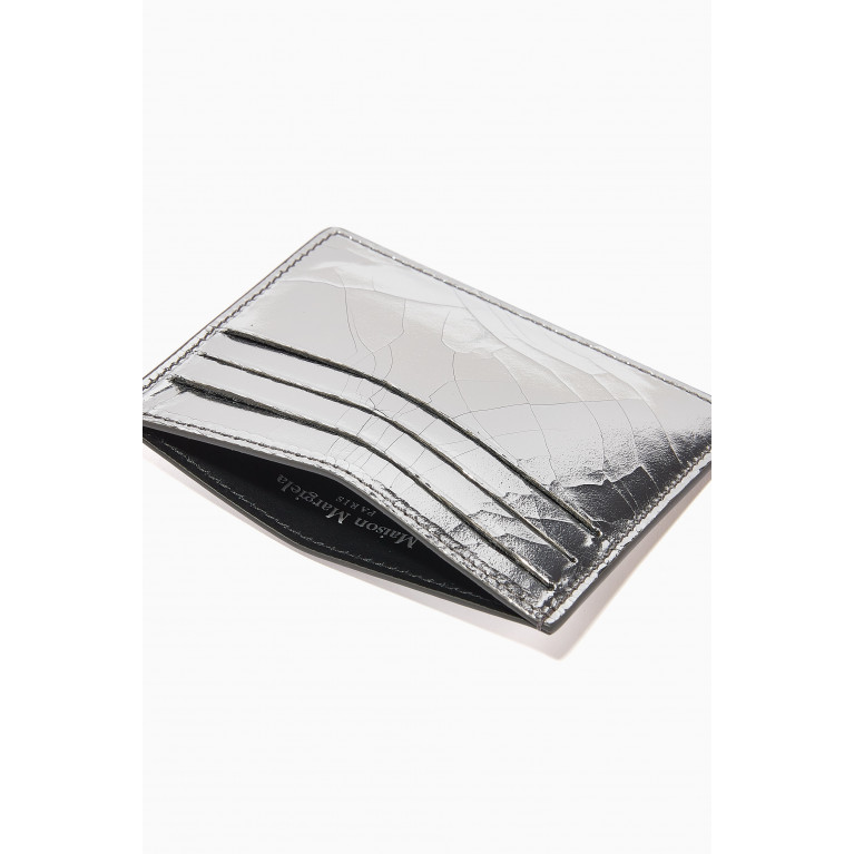 Maison Margiela - MM Capsule Cardholder in Metallic Leather