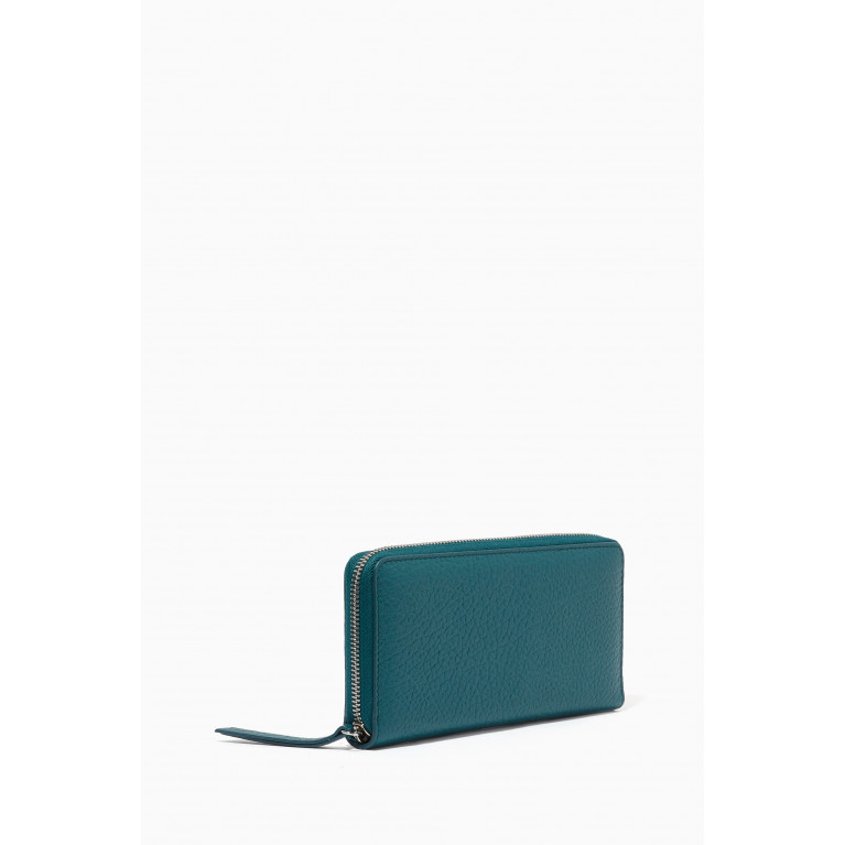 Maison Margiela - Four-stitch Long Bill Wallet in Grained Leather