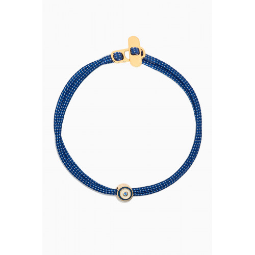 Miansai - Opus Sapphire Metric Rope Bracelet in 14kt Gold Vermeil Blue