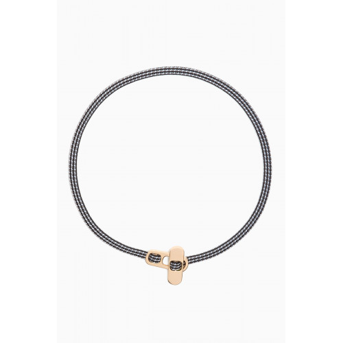 Miansai - Rope Bracelet in 14kt Gold Vermeil Black